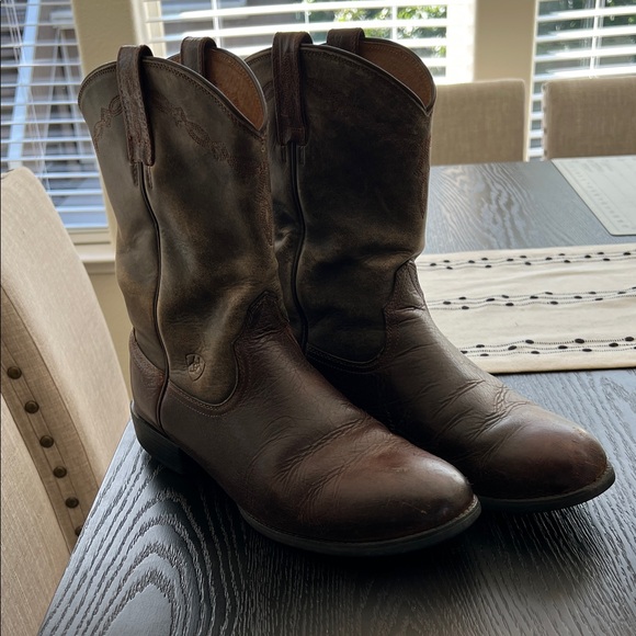 Ariat Brown Leather Men's Boots - Picture 3 of 8